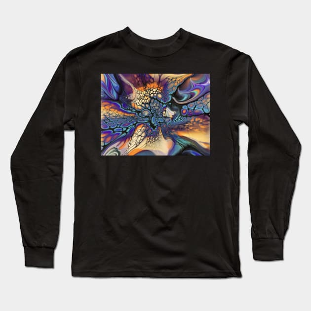 Psychedelia Long Sleeve T-Shirt by thepainteddreamer